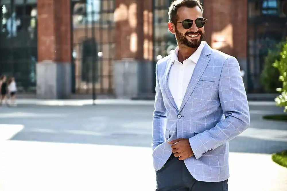 Summer styled wardrobe with sport coat and chinos