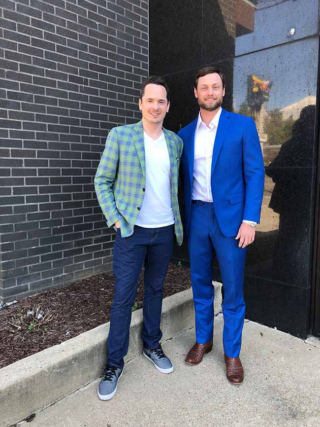 Custom tailor showcase: Bright Blue Suit