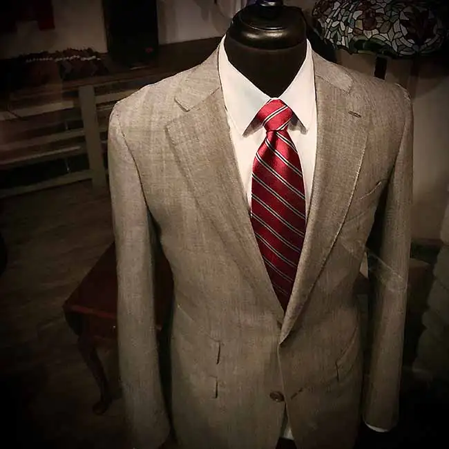 Custom tailor showcase: Grey Sport Coat