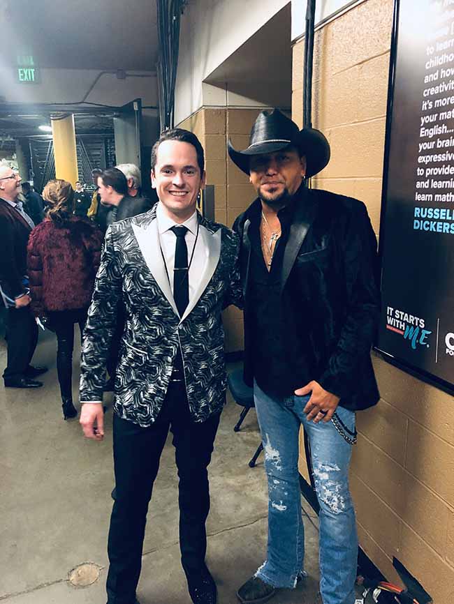 Backstage with Jason Aldean