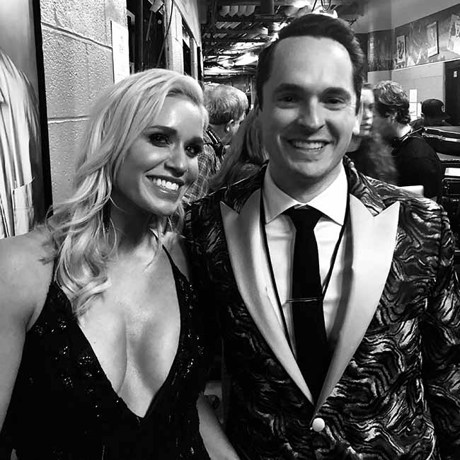 Caroline Bryan backstage