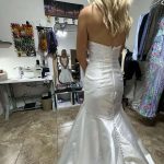 Wedding gown with bespoke tailoring.